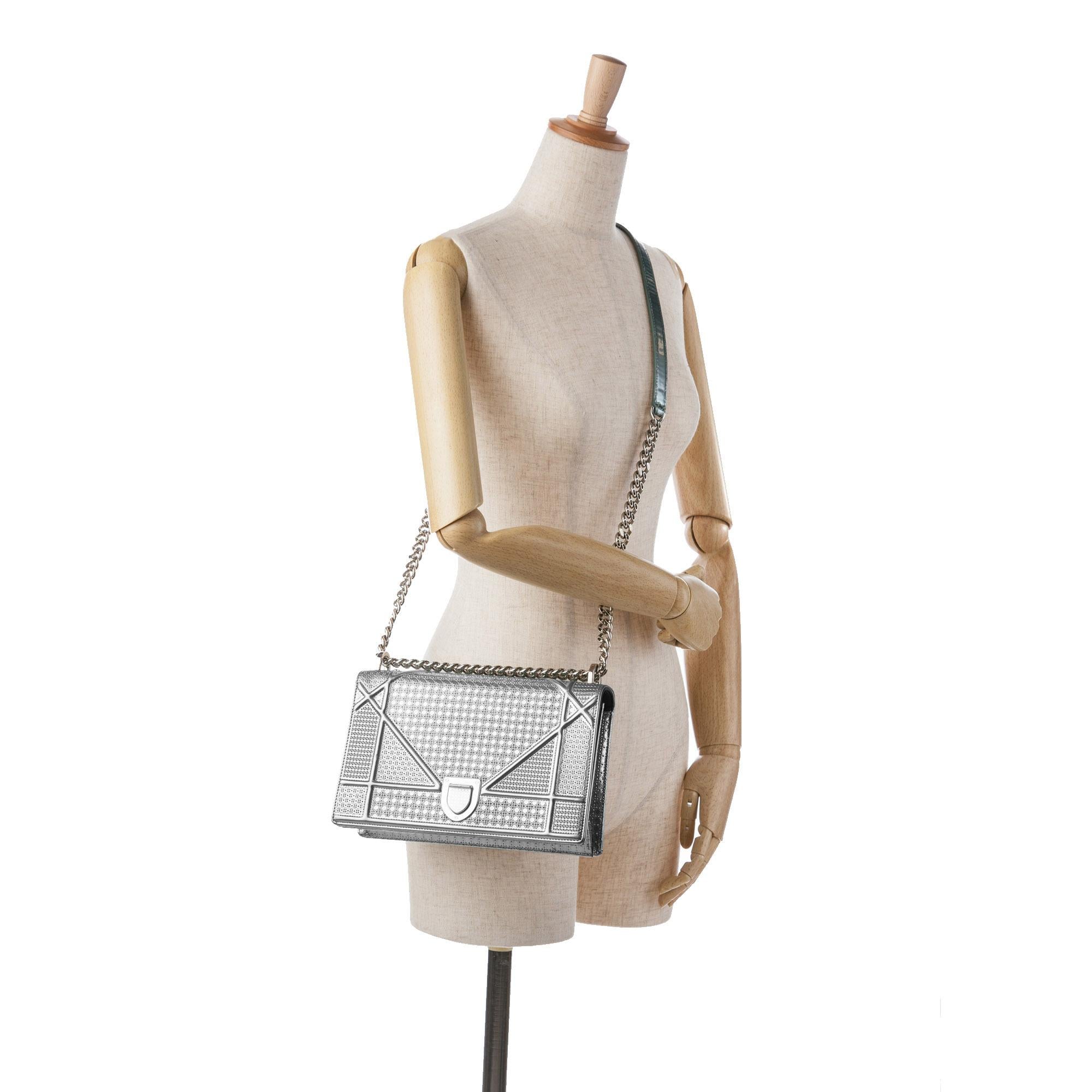 Dior Medium Patent Microcannage Diorama (SHG-2jd4YB)