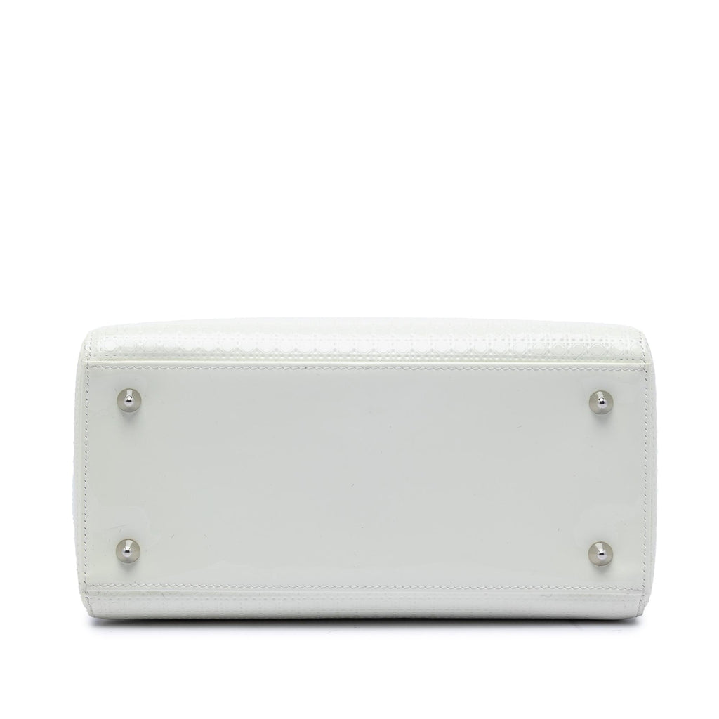 Dior Medium Patent Microcannage Lady Dior