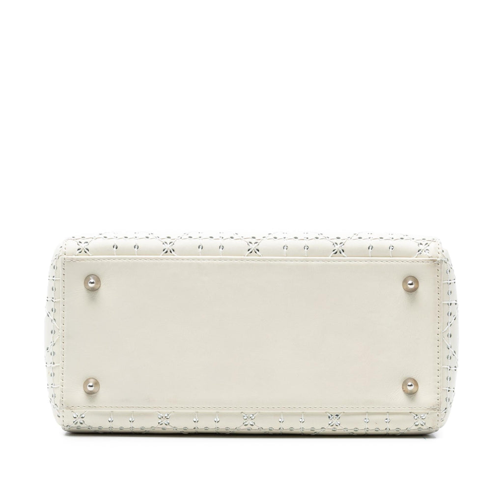 Dior Medium Perforated Calfskin Cannage Lady Dior