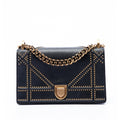Dior Medium Studded Lambskin Diorama Flap