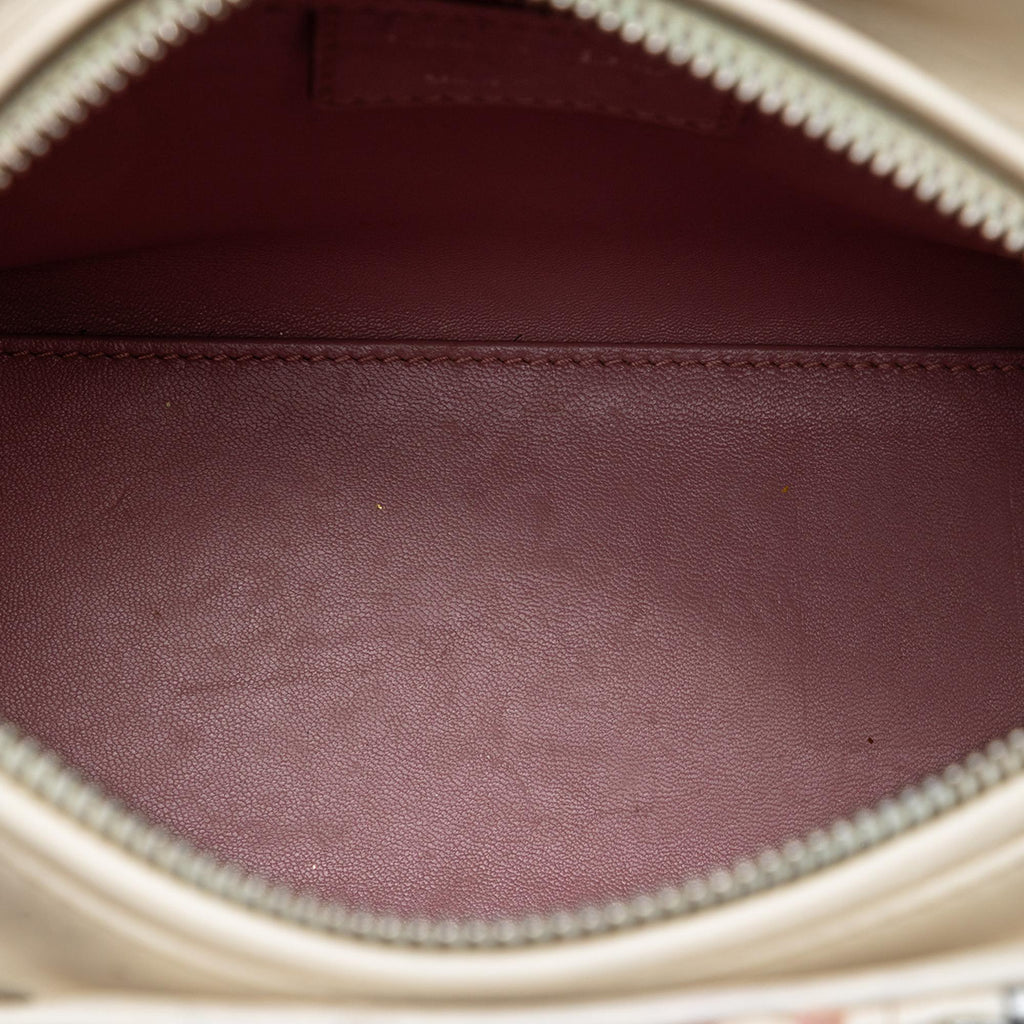 Dior Medium Woven Lambskin and Tweed Lady Dior