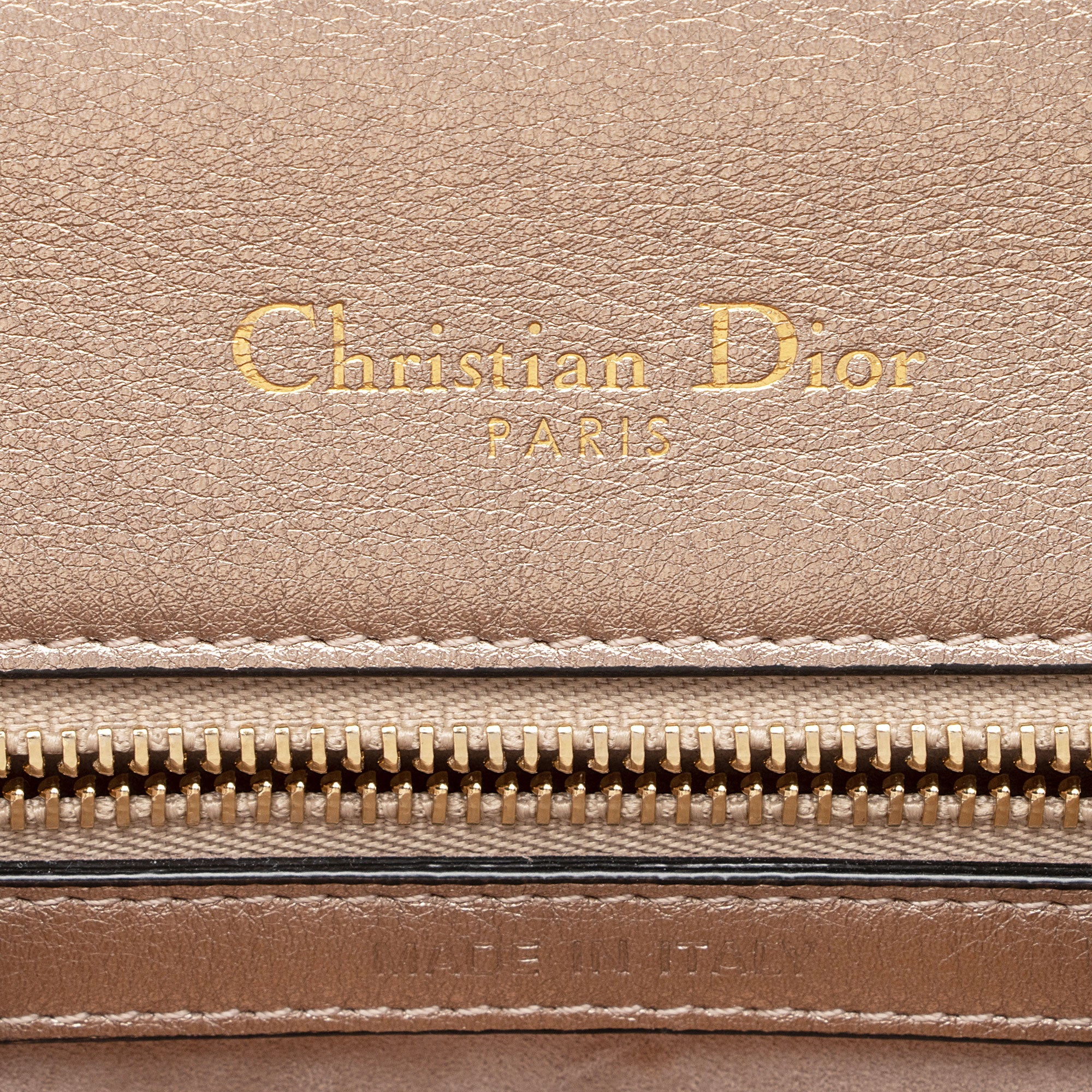 Dior Metallic Calfskin Diorama Medium Shoulder Bag