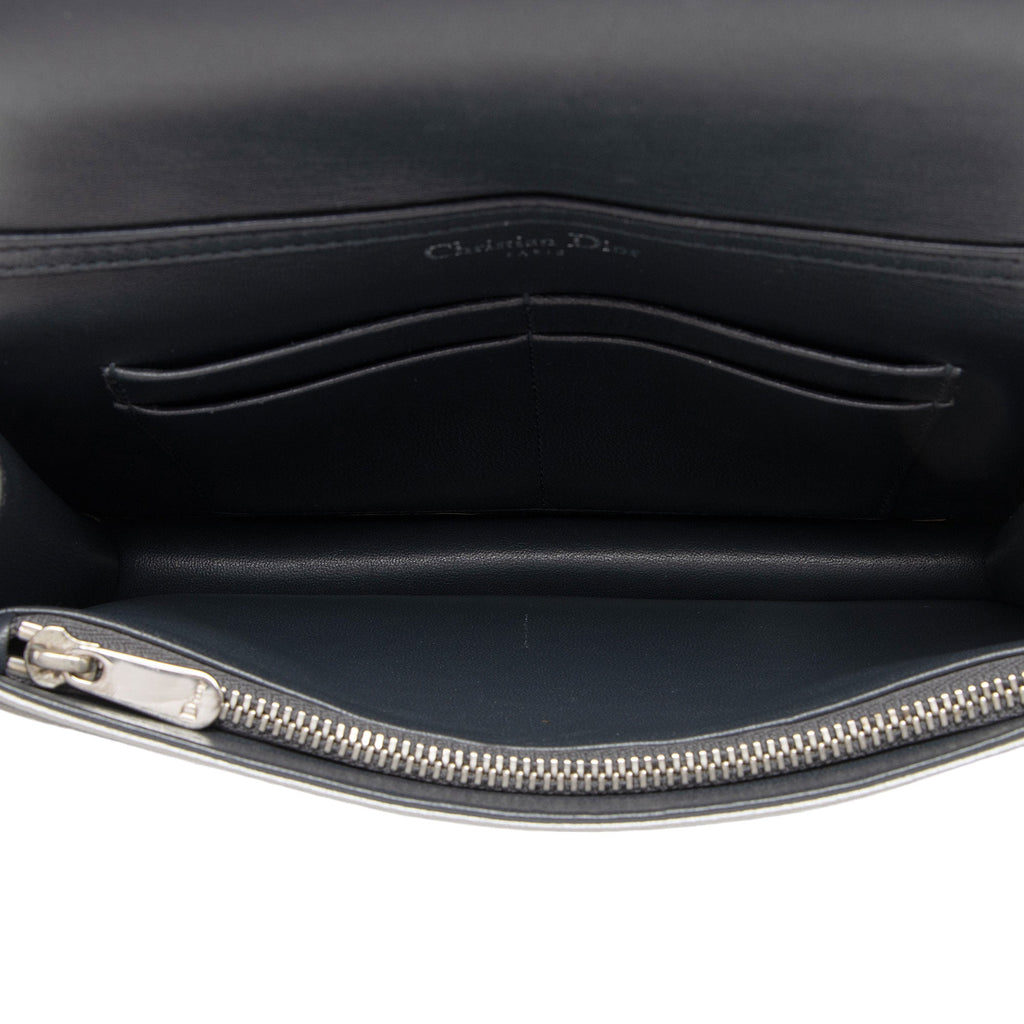 Dior Metallic Calfskin Diorama Wallet on Chain