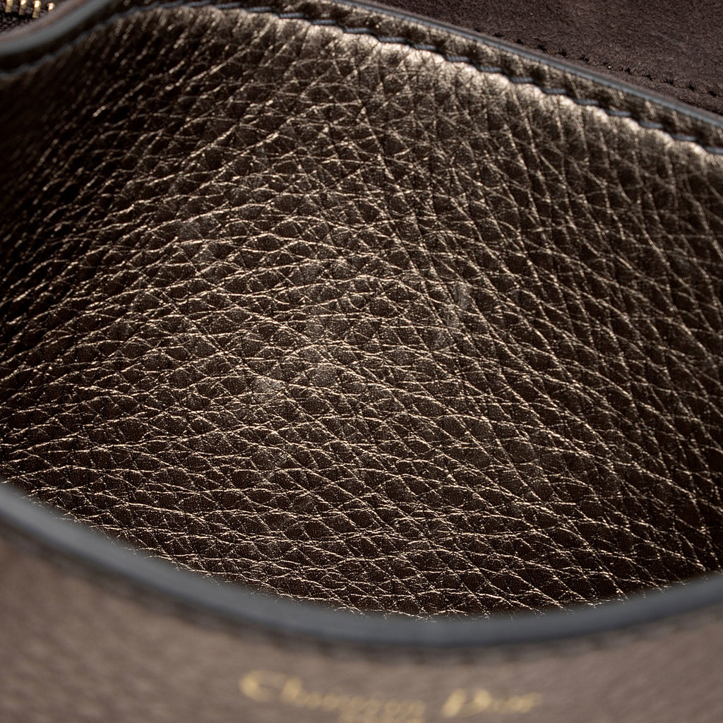 Dior Metallic Grained Calfskin Dio(R)evolution Flap Bag