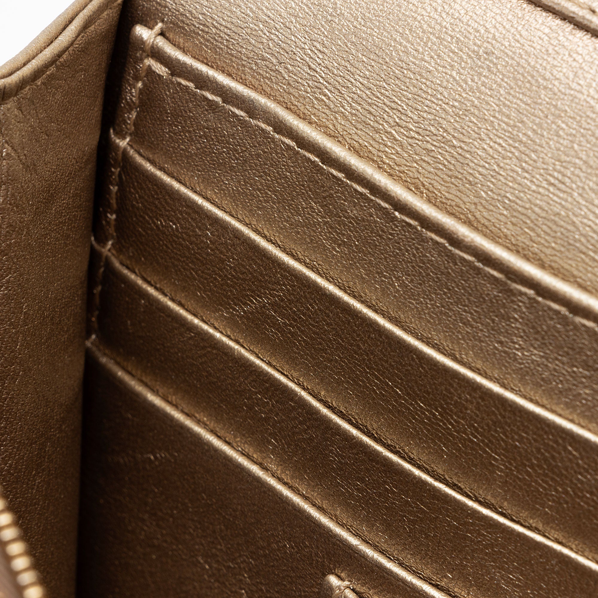 Dior Metallic Lambskin Cannage Miss Dior Promenade Crossbody (SHF-79db0Q)
