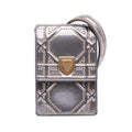 Dior Metallic Studded Calfskin Vertical Diorama
