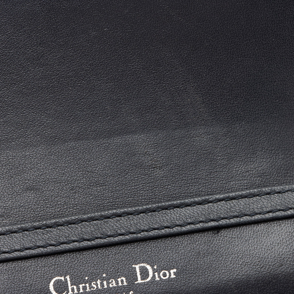 Dior Micro Cannage Metallic Calfskin Diorama Baby Shoulder Bag