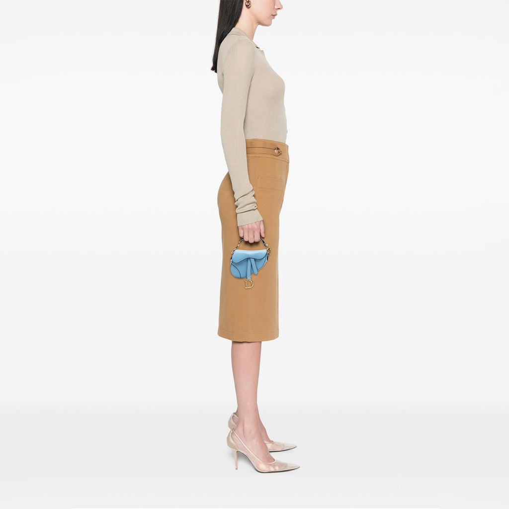Dior Micro Goatskin Saddle Bag
