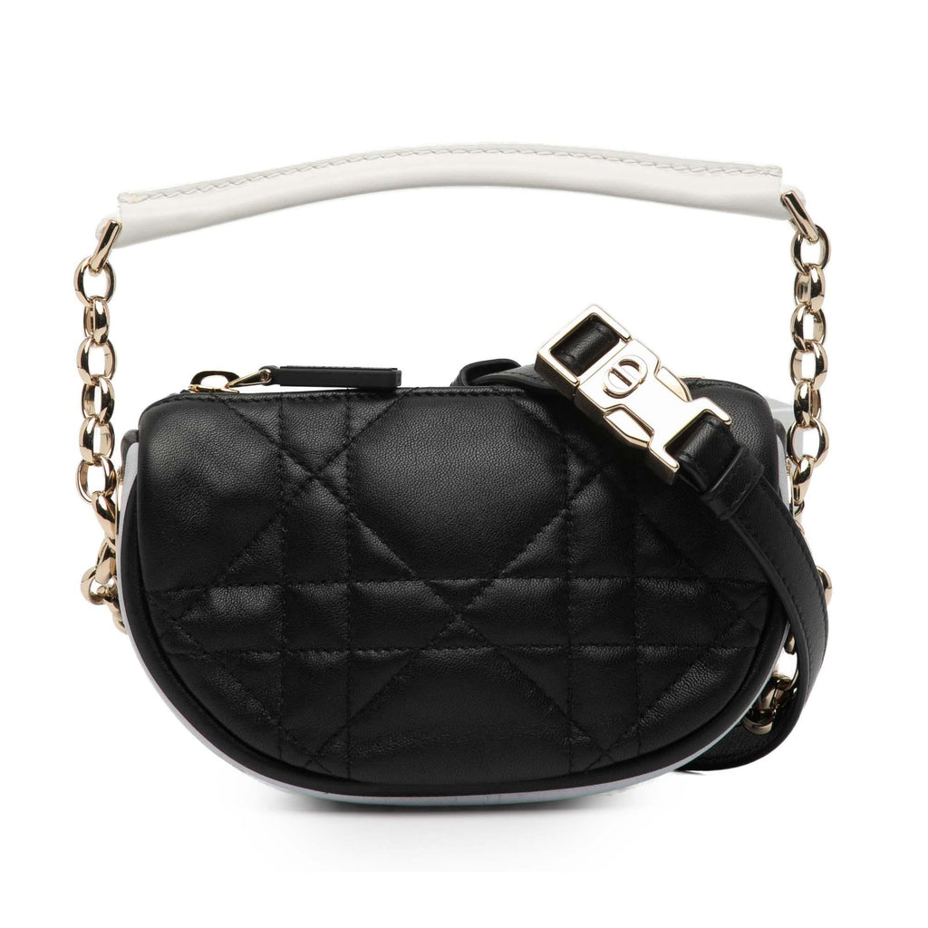 Dior Micro Lambskin Cannage Dior Vibe Satchel