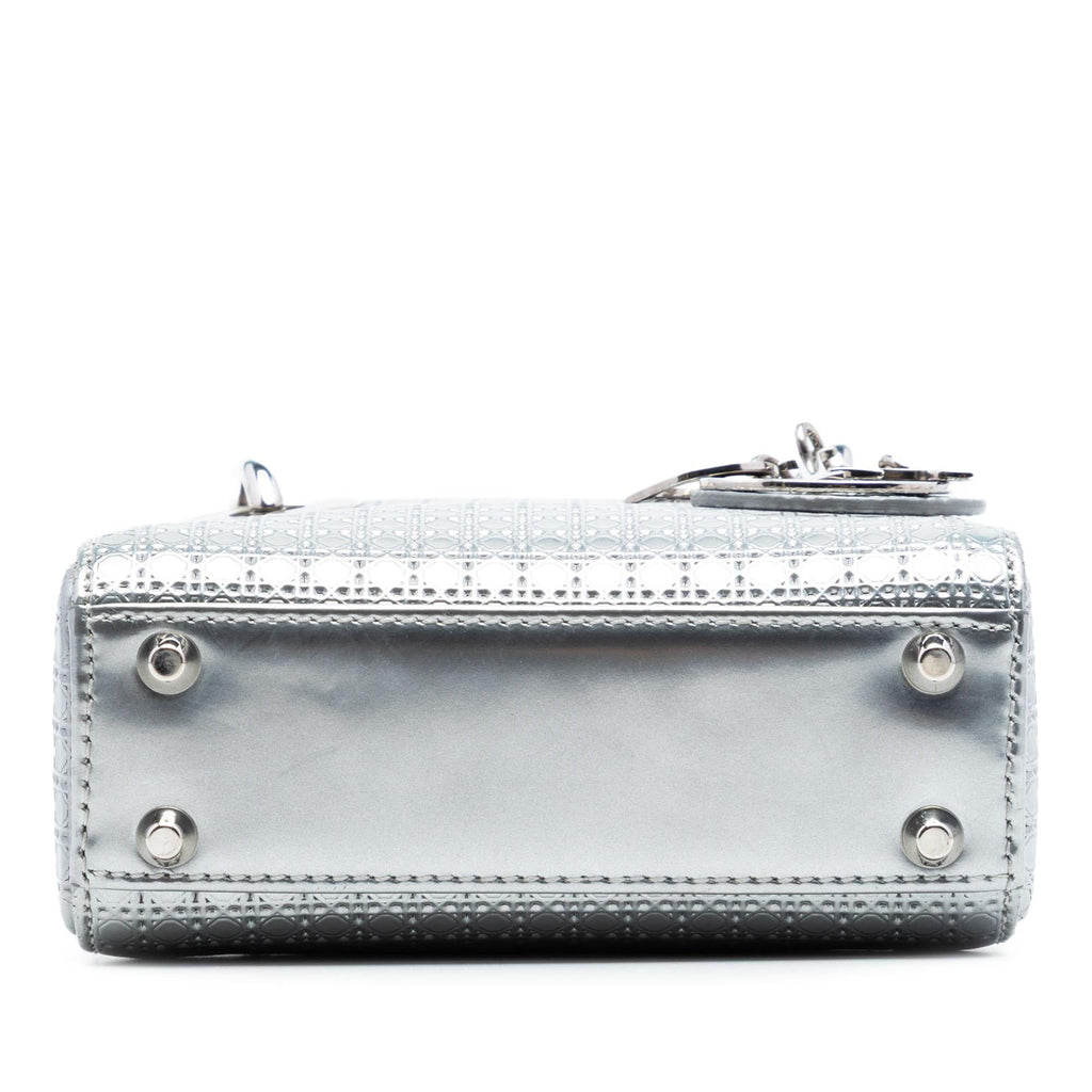 Dior Micro Metallic Patent Microcannage Lady Dior