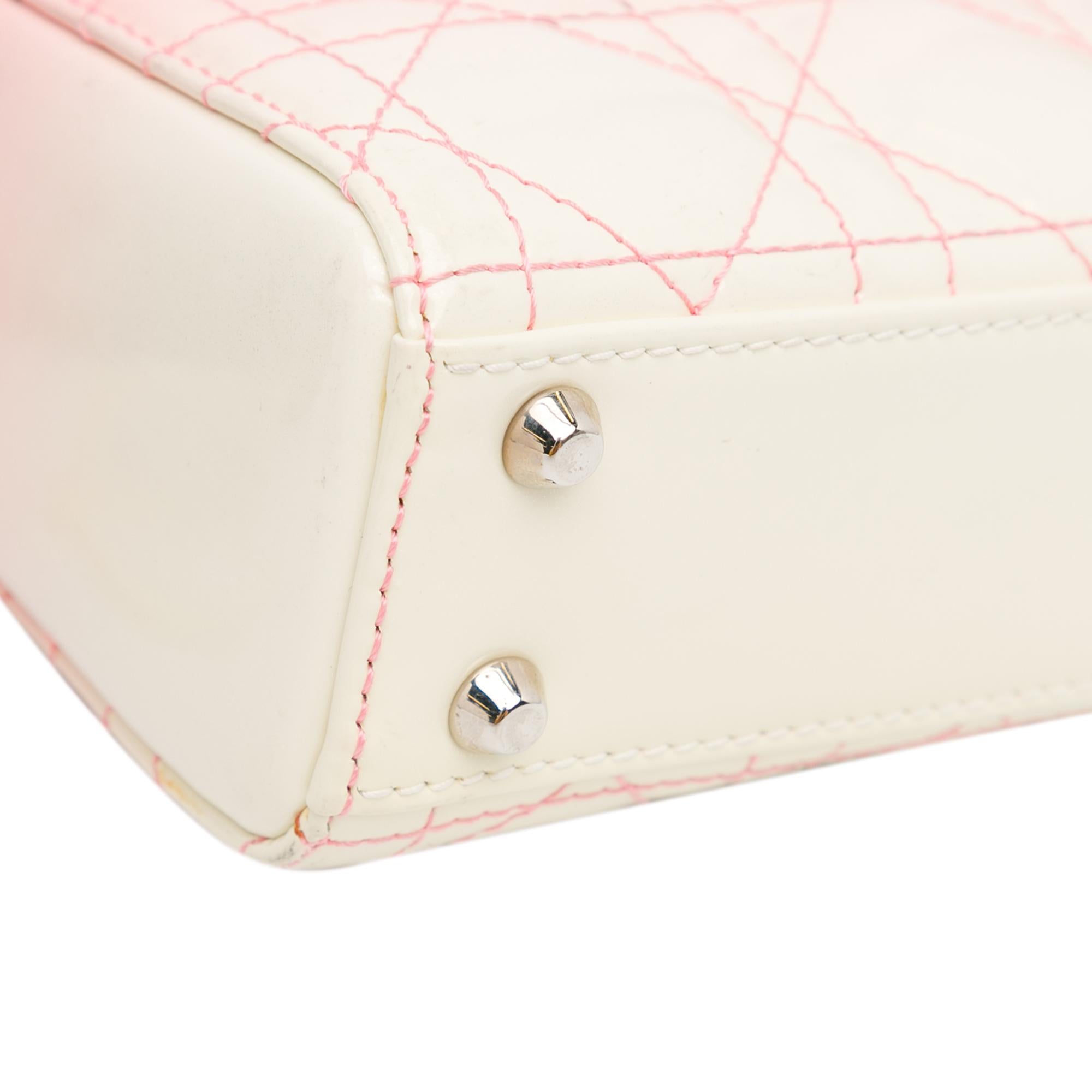Dior Micro Ombre Patent Cannage Lady Dior (SHG-9xIs5t)