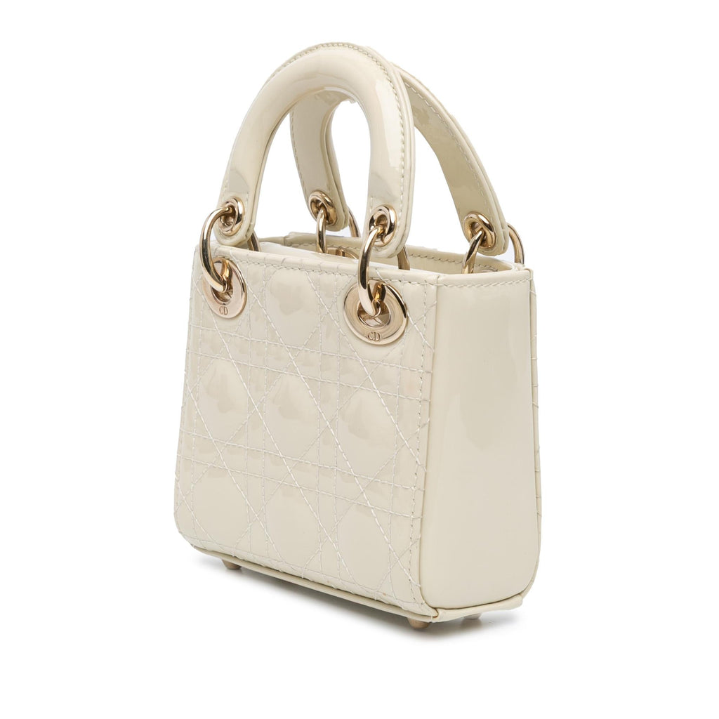 Dior Micro Patent Cannage Lady Dior