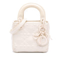 Dior Micro Ultra Matte Calfskin Cannage Diamond Motif Lady Dior