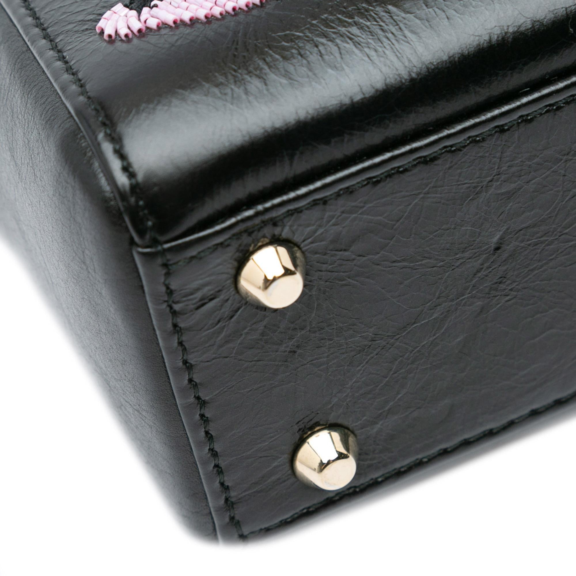 Dior Mini Beaded Calfskin Lady Dior (SHG-ylmaD1)