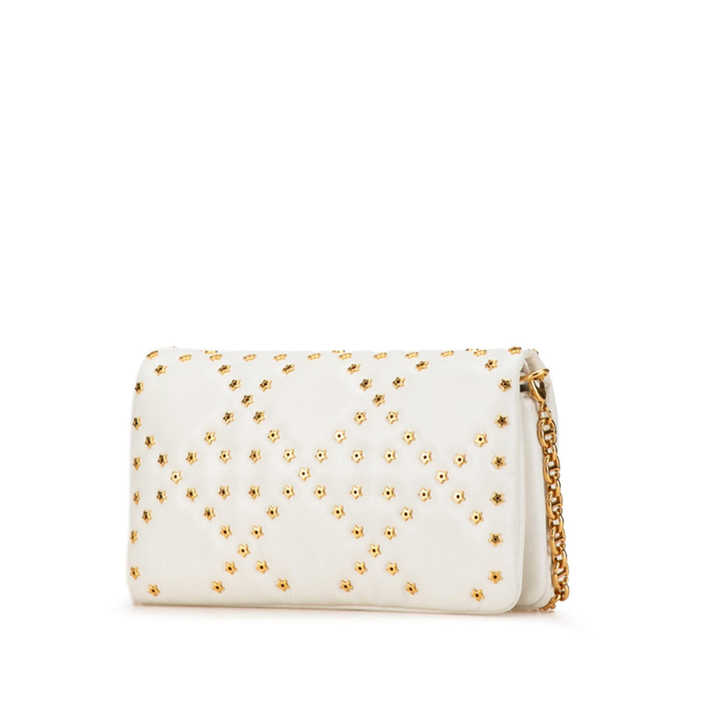Dior Mini Calfskin Macrocannage Lucky Star Caro Bag