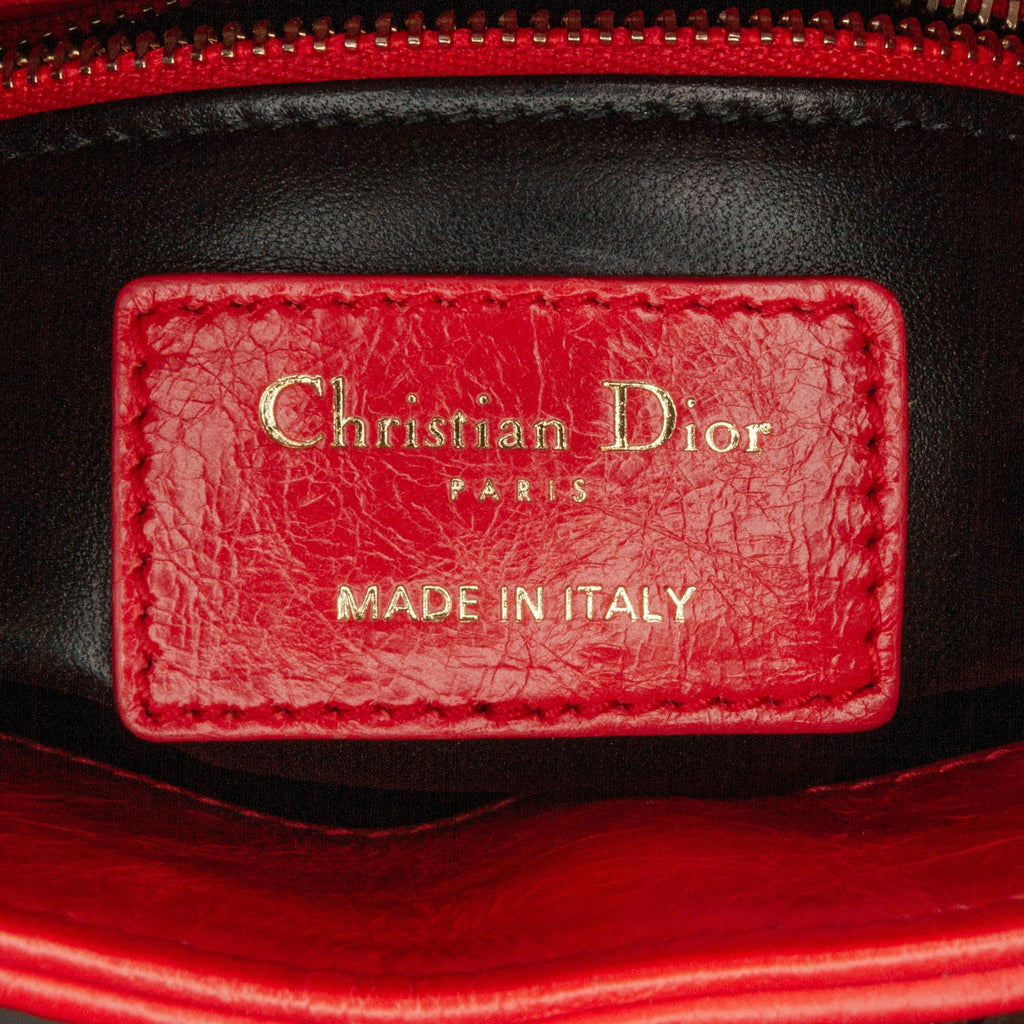 Dior Mini Calfskin Sequin Embellished Lady Dior (SHG-daXE6X)