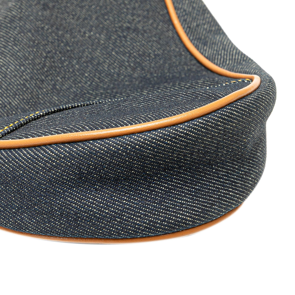 Dior Mini Denim Saddle Pochette