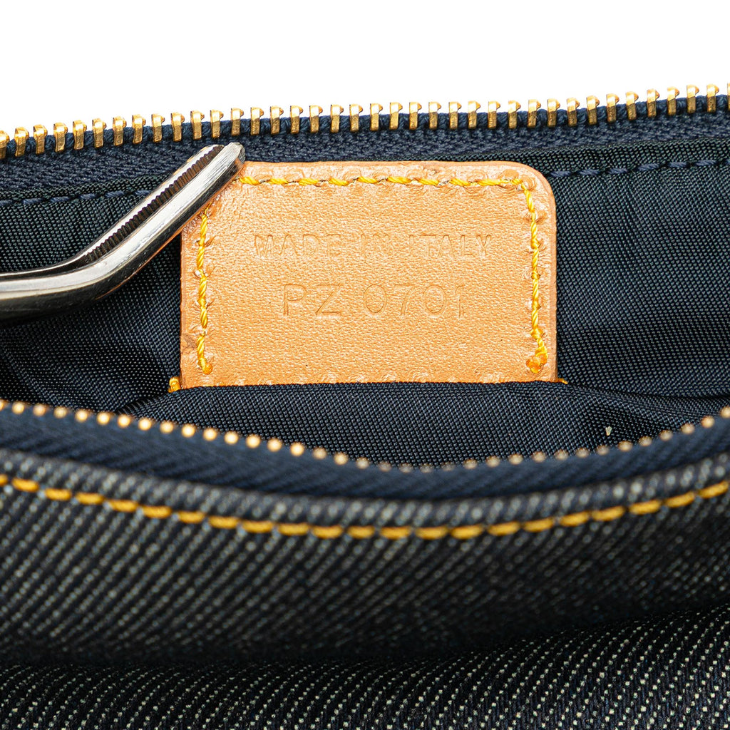 Dior Mini Denim Saddle Pochette