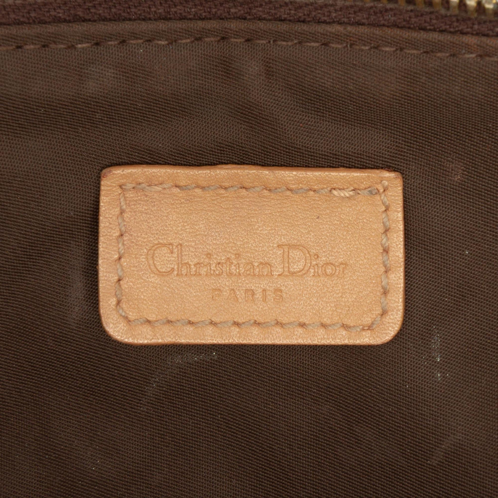 Dior Mini Diorissimo Canvas Saddle Pochette