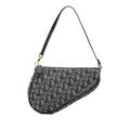 Dior Mini Diorissimo Canvas Saddle Pochette
