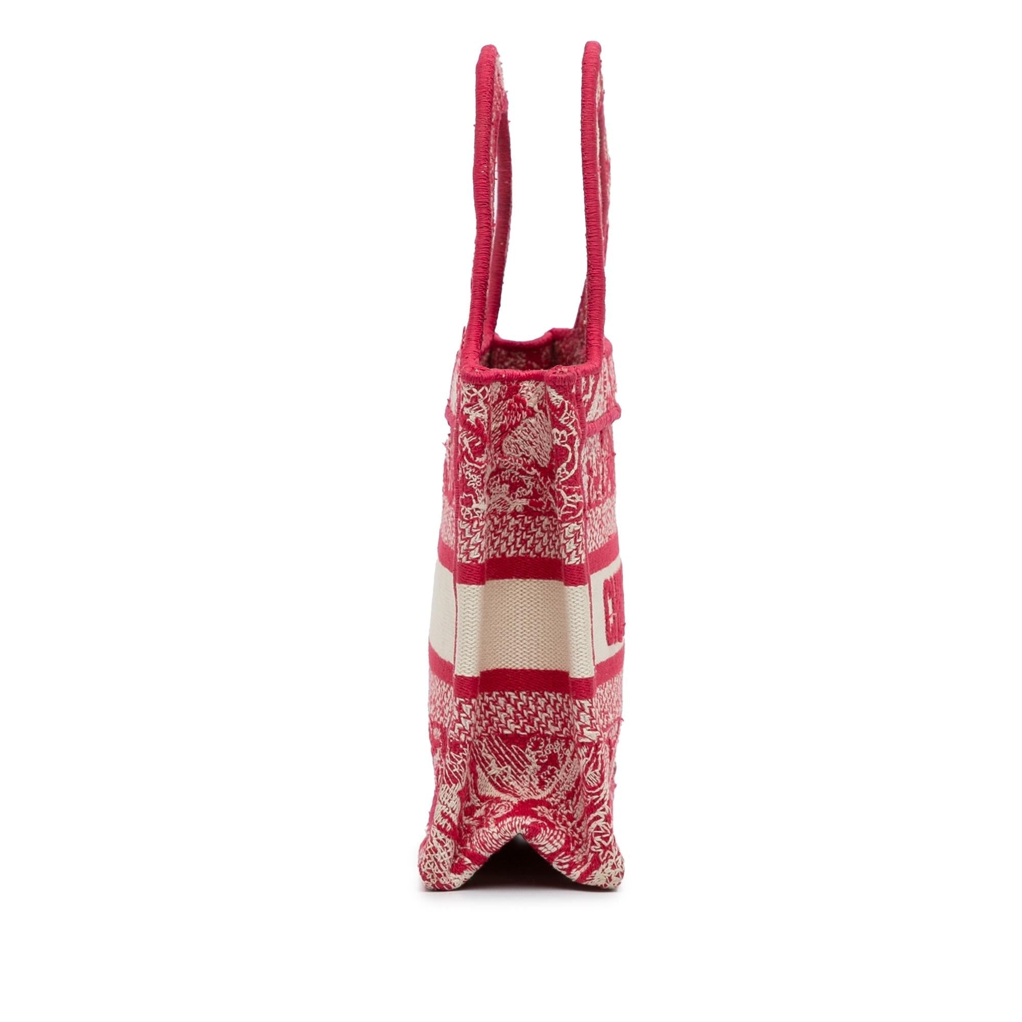 Dior Mini Embroidered Book Tote (SHG-PkGOnT)