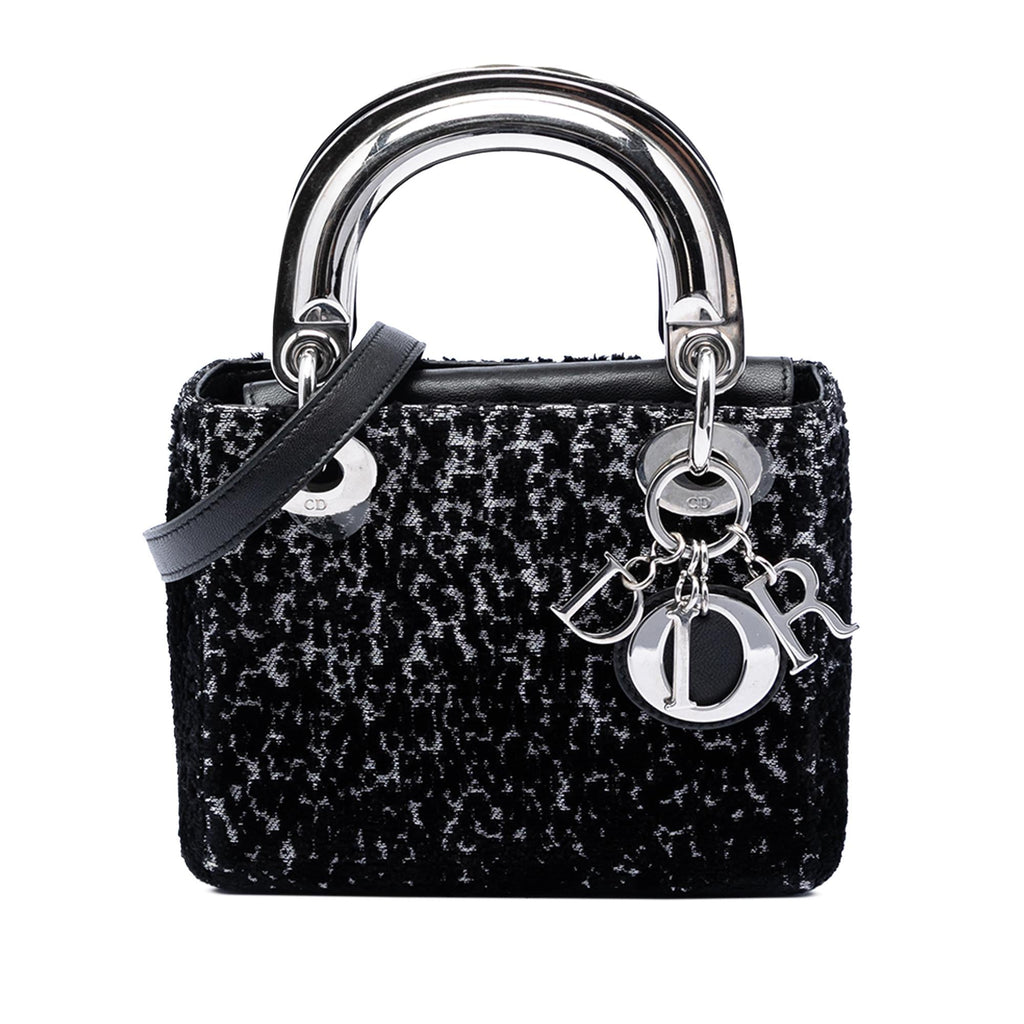 Dior Mini Fabric Lame Lady Dior
