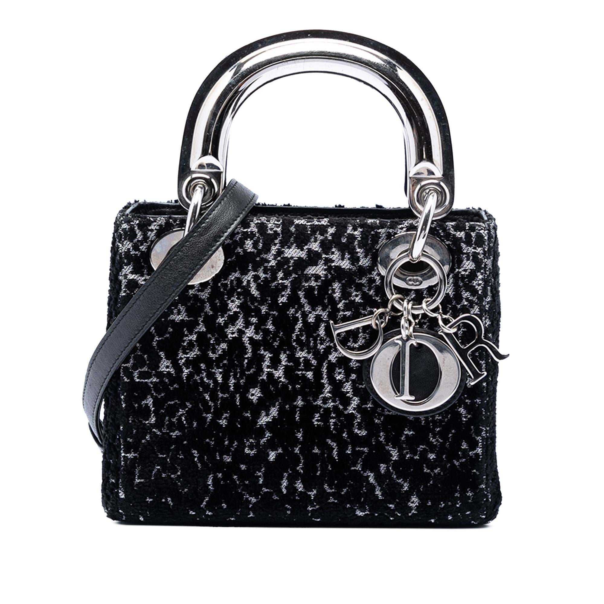 Dior Mini Fabric Lame Lady Dior