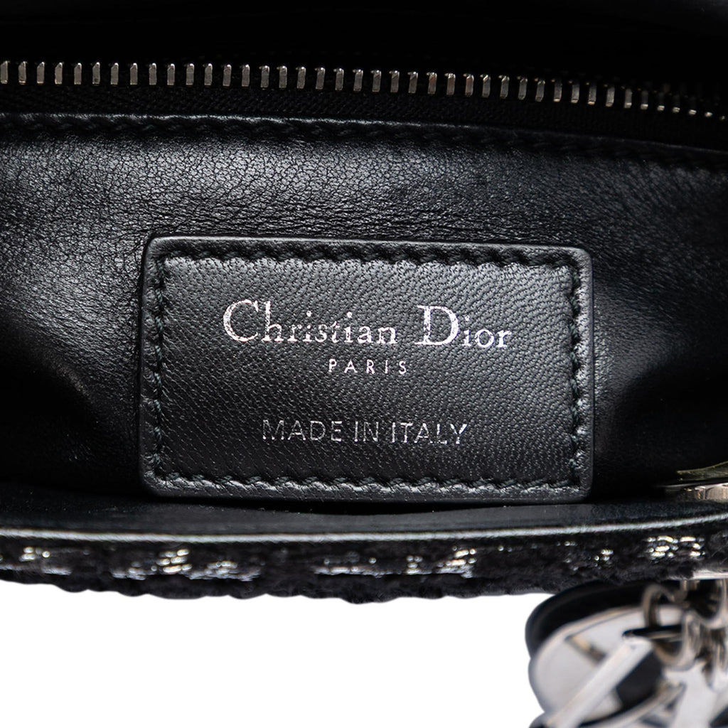 Dior Mini Fabric Lame Lady Dior