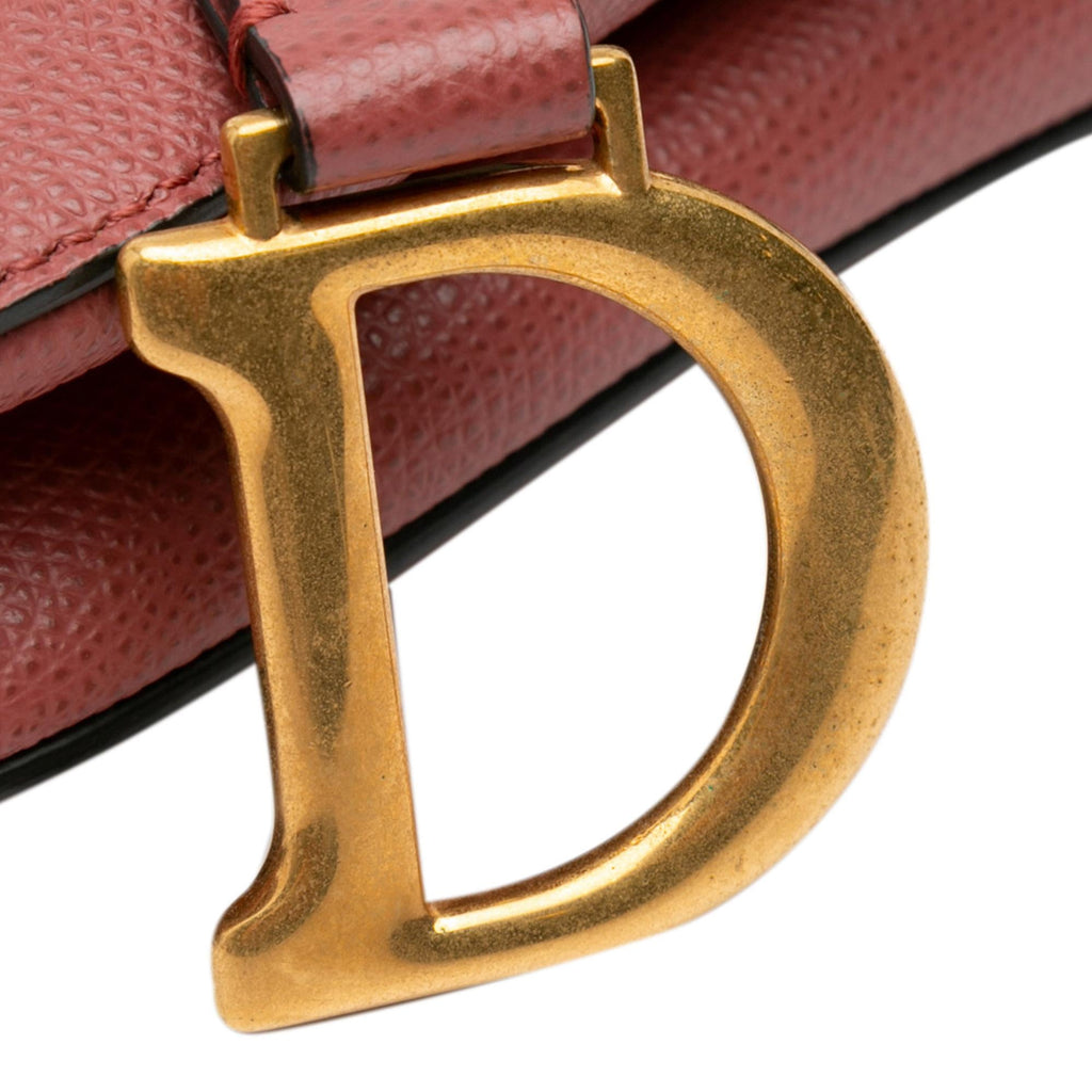Dior Mini Grained Calfskin Saddle Bag (SHG-fpraI5)