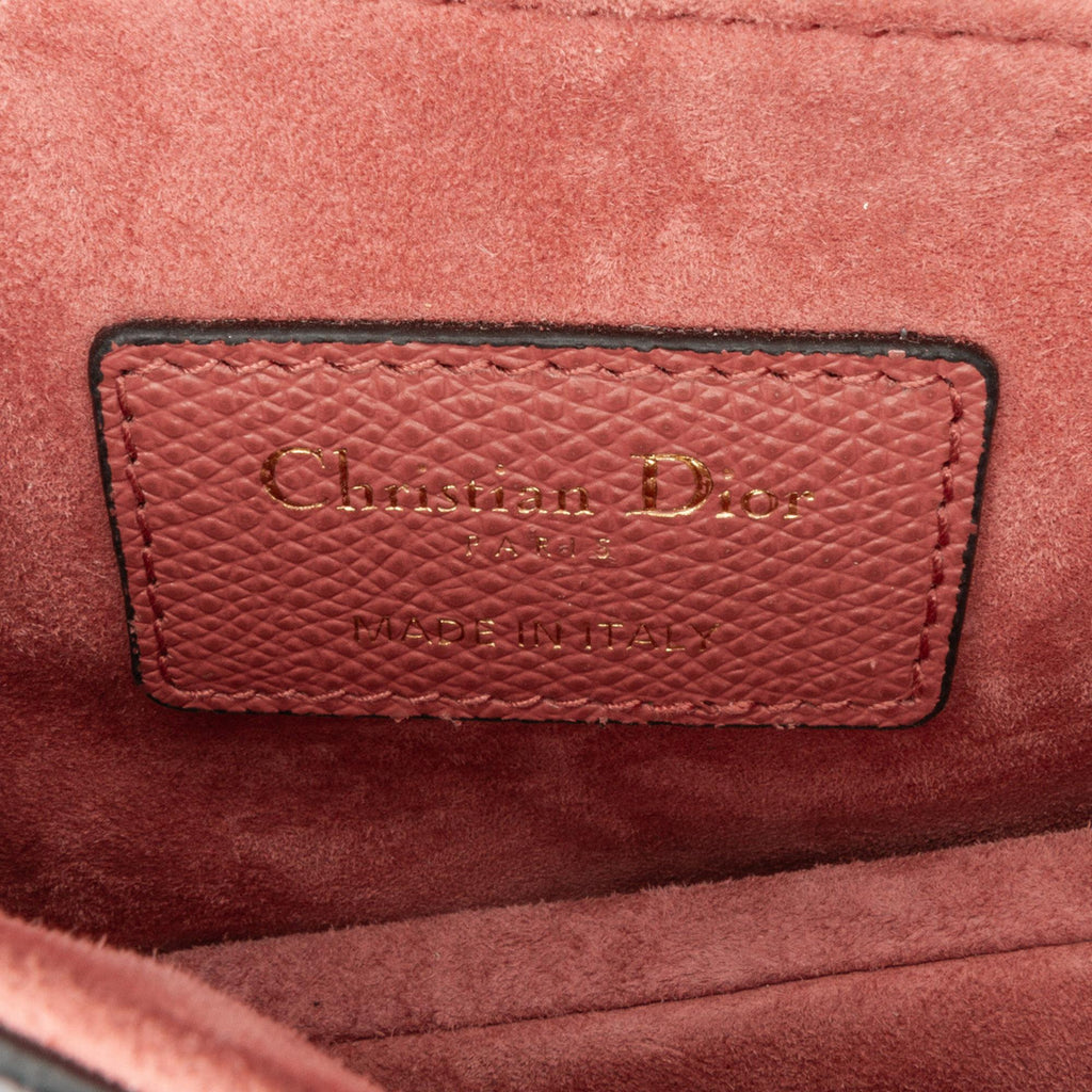 Dior Mini Grained Calfskin Saddle Bag (SHG-fpraI5)