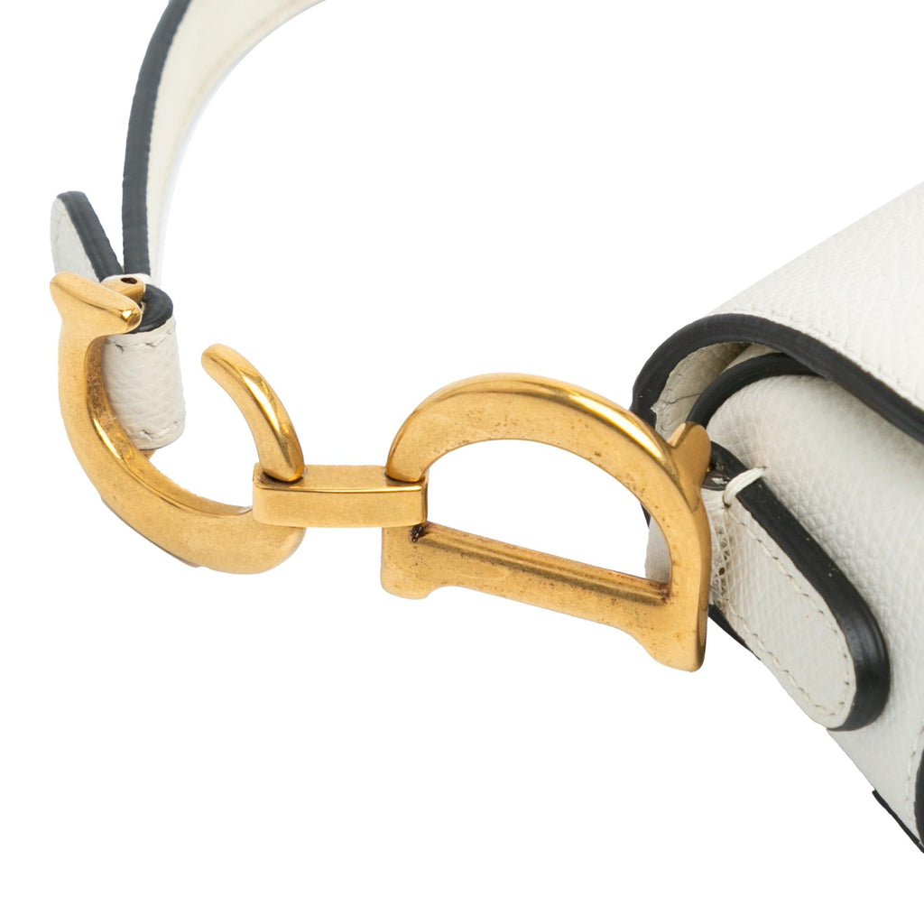 Dior Mini Grained Calfskin Saddle Bag (SHG-ZkDU07)