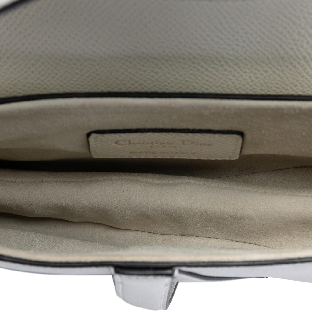 Dior Mini Grained Calfskin Saddle Bag