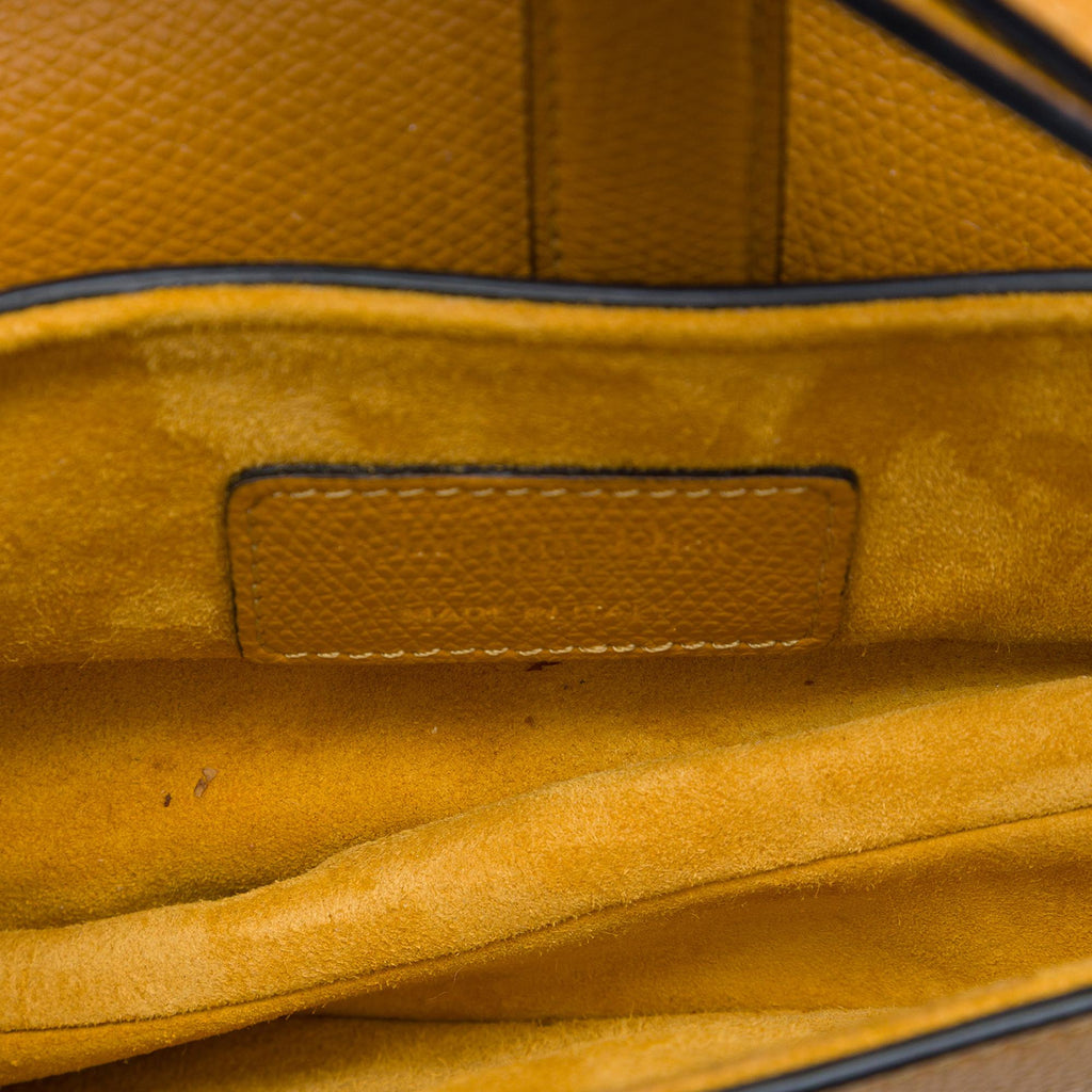 Dior Mini Grained Calfskin Saddle Bag