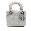 Dior Mini Iridescent Lambskin Cannage Lady Dior
