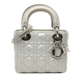 Dior Mini Iridescent Lambskin Cannage Lady Dior