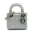 Dior Mini Iridescent Lambskin Cannage Lady Dior
