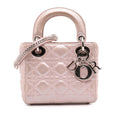 Dior Mini Iridescent Lambskin Cannage Lady Dior