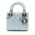 Dior Mini Iridescent Lambskin Cannage Lady Dior