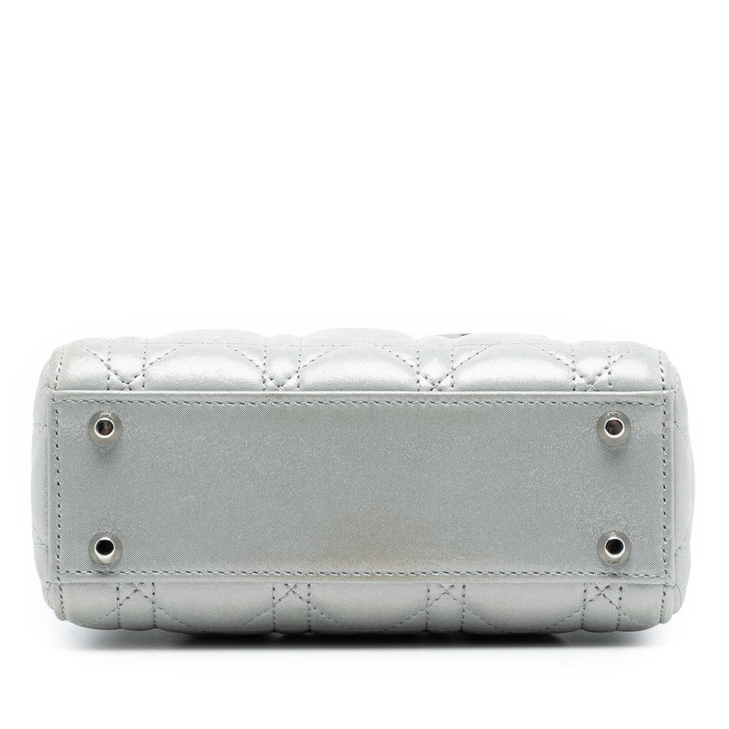 Dior Mini Iridescent Lambskin Cannage Lady Dior