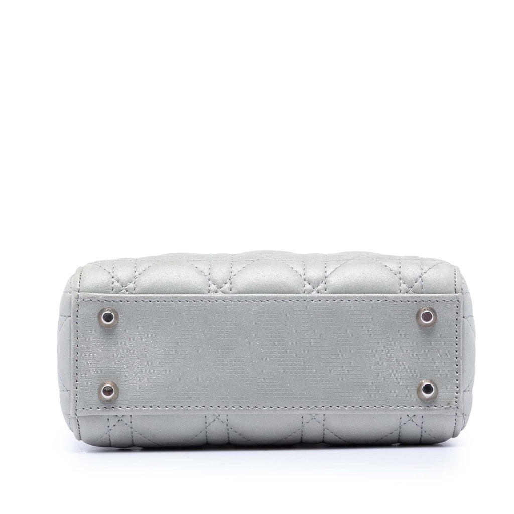 Dior Mini Iridescent Lambskin Cannage Lady Dior