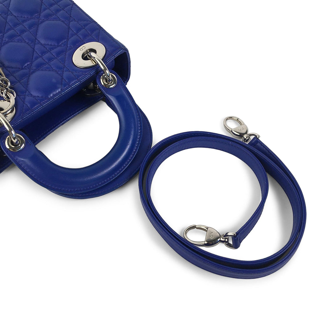 Dior Mini Lambskin Cannage Lady Dior (SHG-YdqZYX)