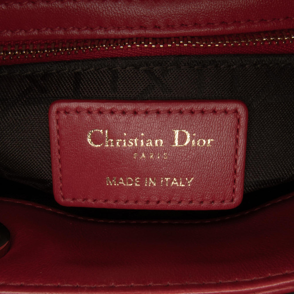 Dior Mini Lambskin Cannage Lady Dior (SHG-xpSv3N)