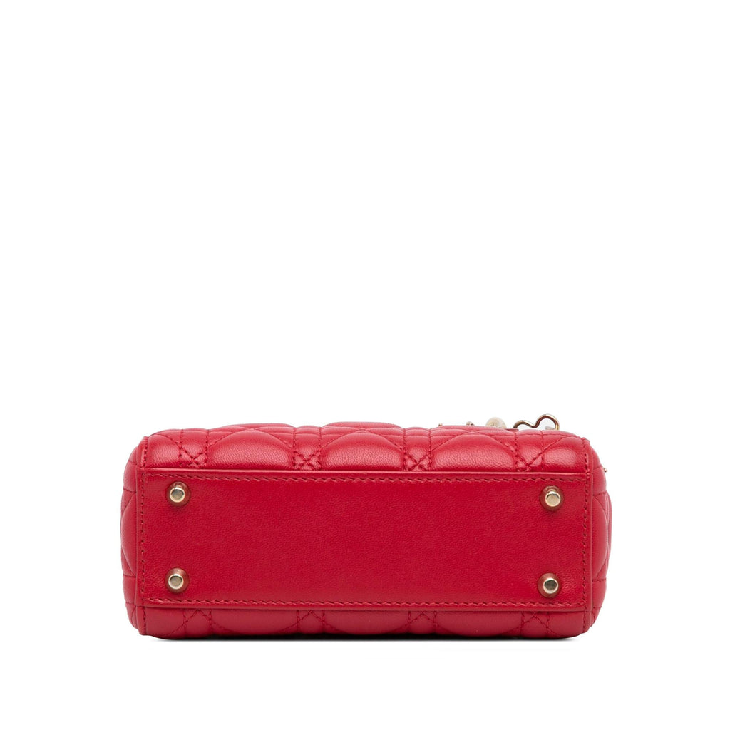 Dior Mini Lambskin Cannage Lady Dior (SHG-xpSv3N)