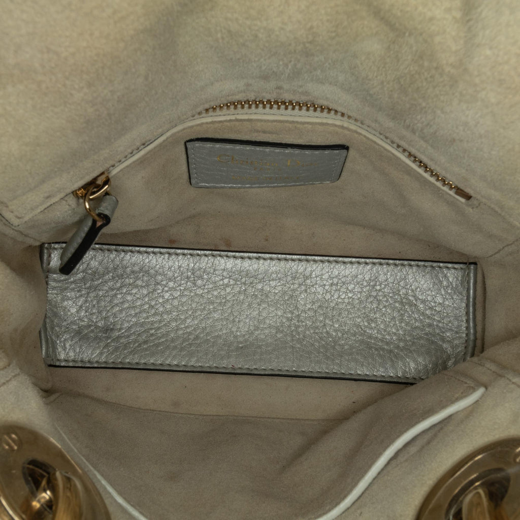 Dior Mini Lambskin Cannage Lady Dior (SHG-VMnf5t)