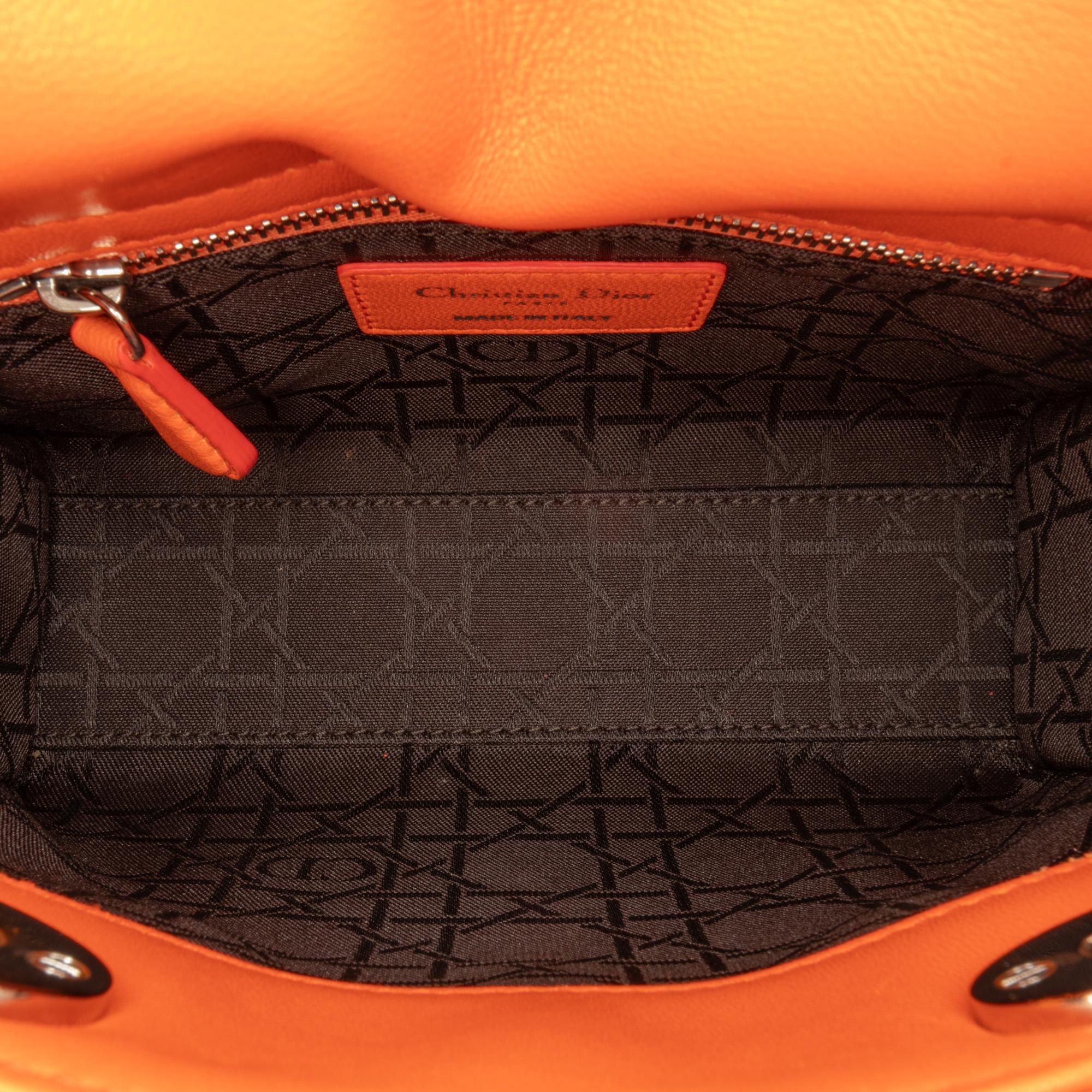 Dior Mini Lambskin Cannage Lady Dior (SHG-l3XSvR)