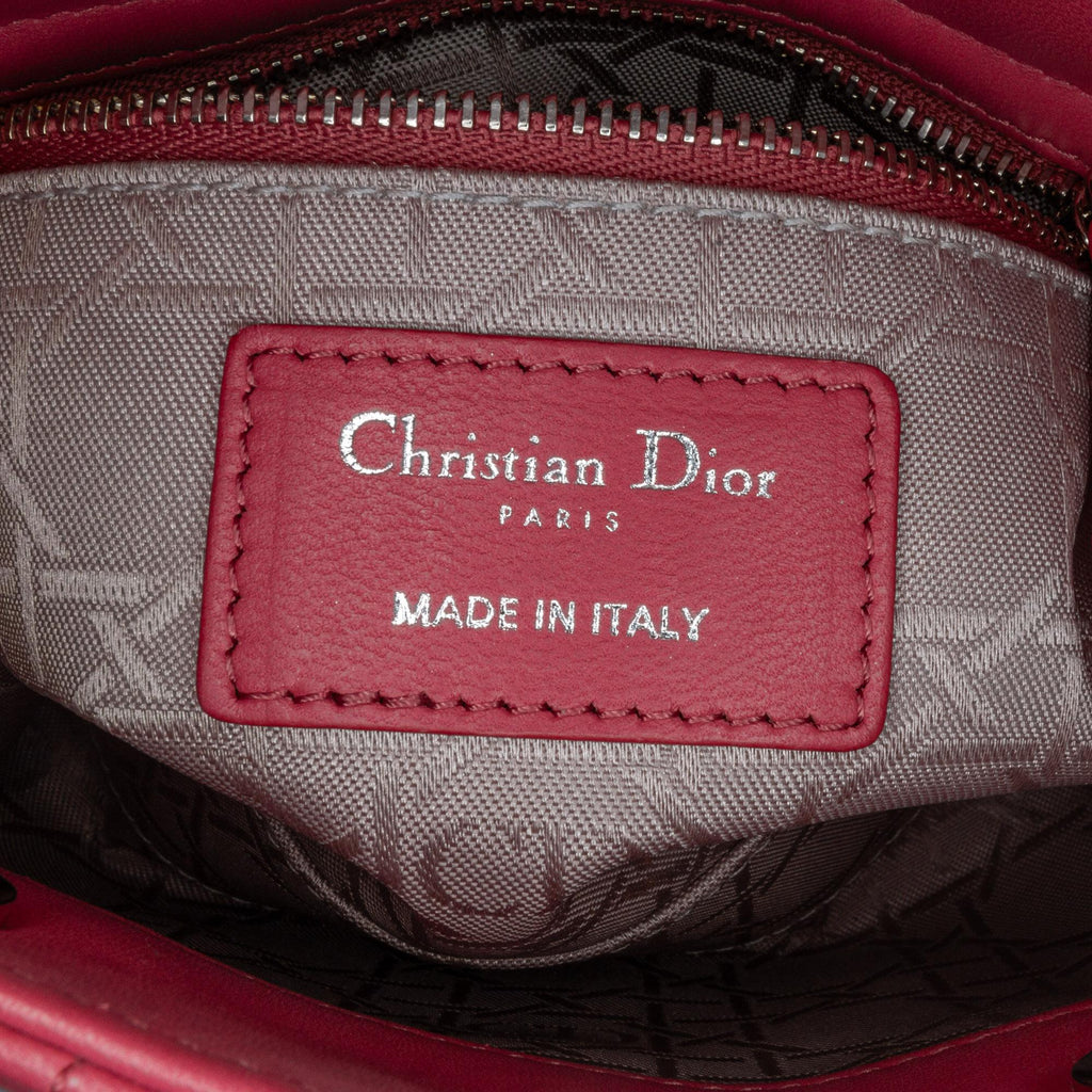 Dior Mini Lambskin Cannage Lady Dior