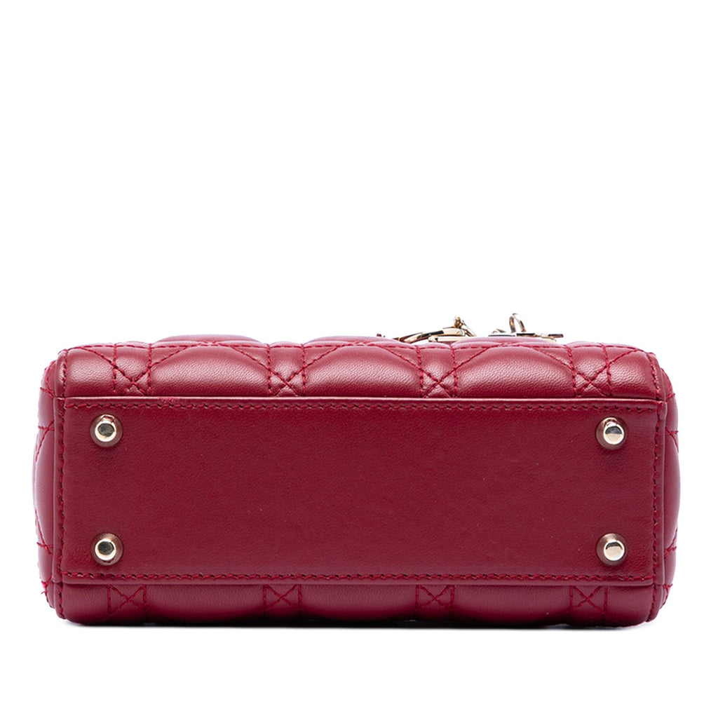 Dior Mini Lambskin Cannage Lady Dior