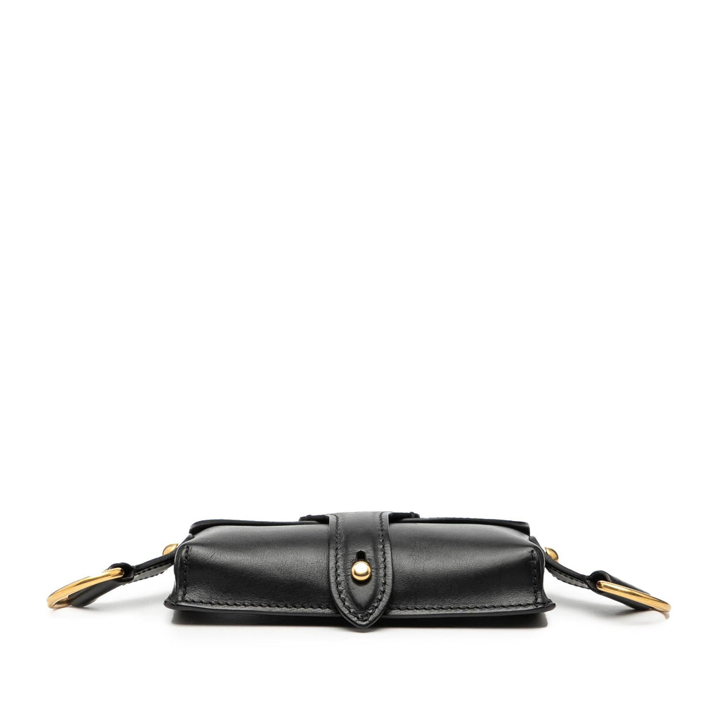 Dior Mini Leather D Bee Saddle Bag