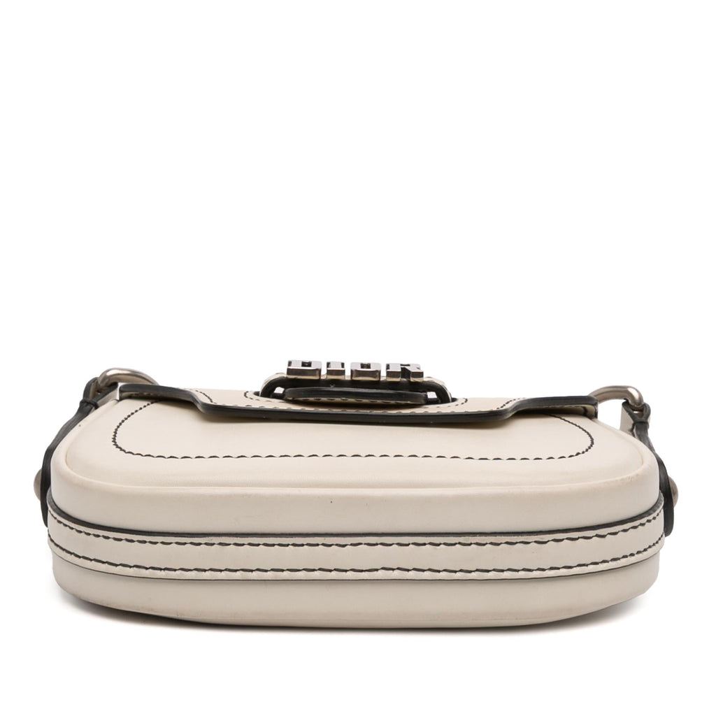 Dior Mini Leather D Fence Saddle Bag