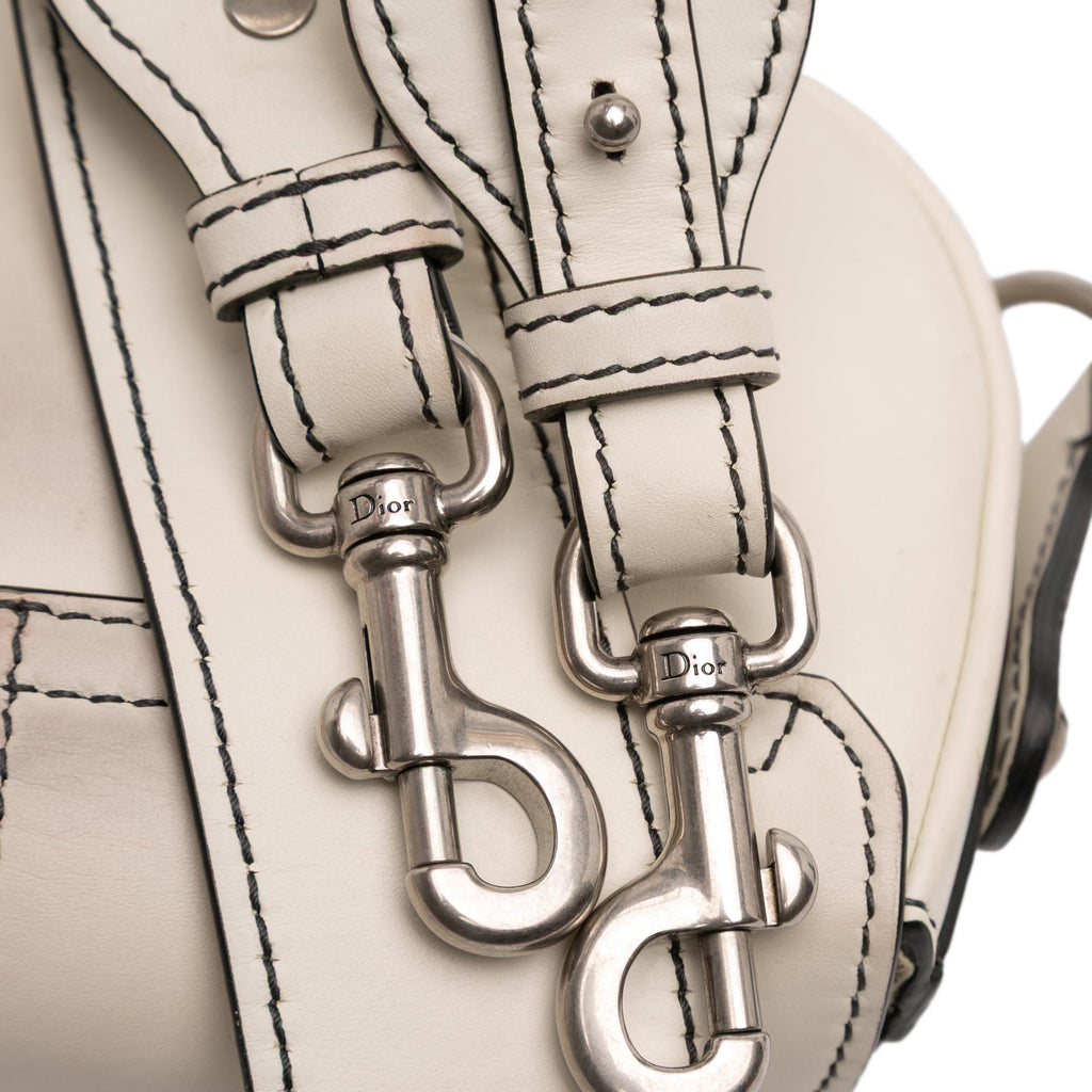Dior Mini Leather D Fence Saddle Bag